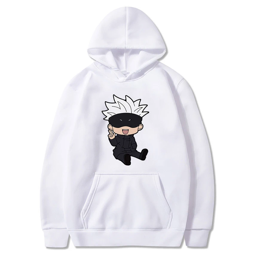 

Jujutsu Kaisen Gojou Satoru Hoody Women Men Autumn Long Sleeve Tops Japanese Anime Graphic Hoodies Female Kawaii Cartoon Clothes