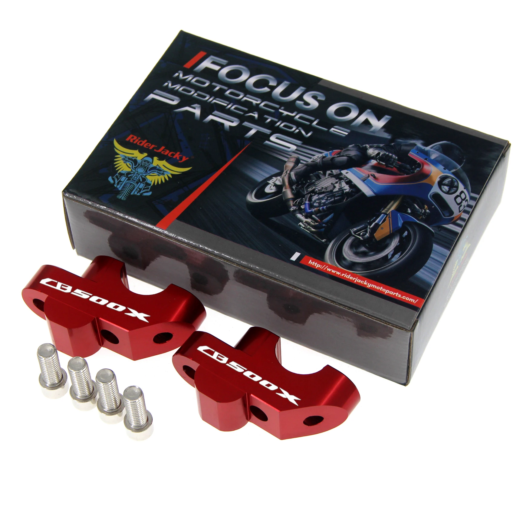 

For Honda CB500 X CB500X 2013-2017 2014 2015 2016 Black Blue Red CNC Motorcycle HANDLEBAR BAR RISERS