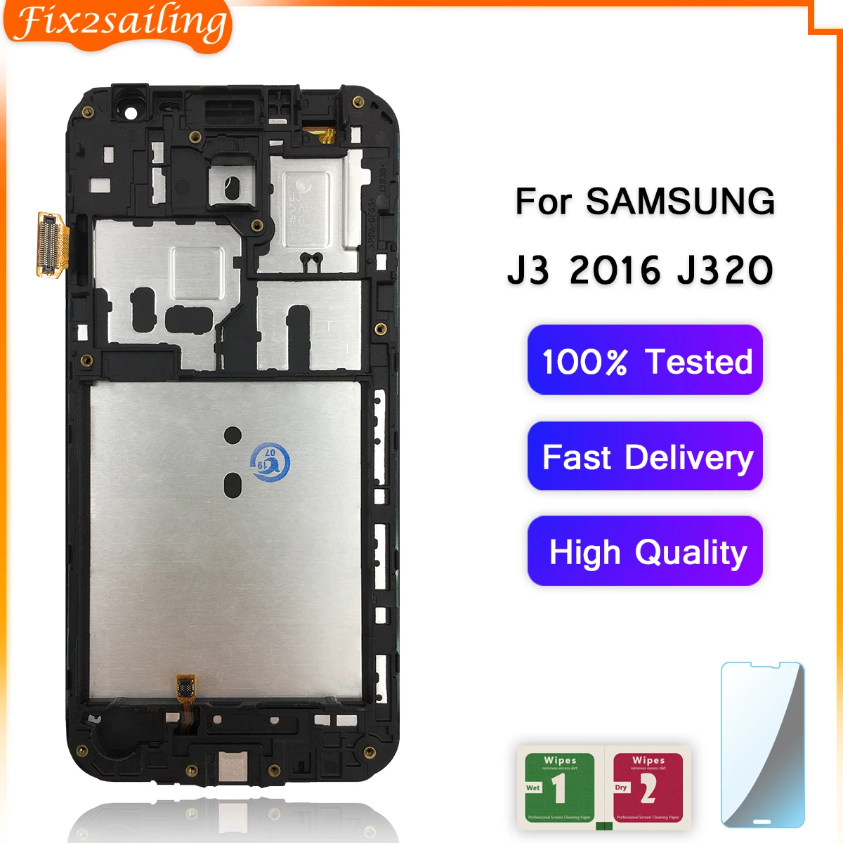 ЖК дисплей для Samsung Galaxy J3 2016 дигитайзер сенсорного экрана в сборе J320 J320F J320H J320M