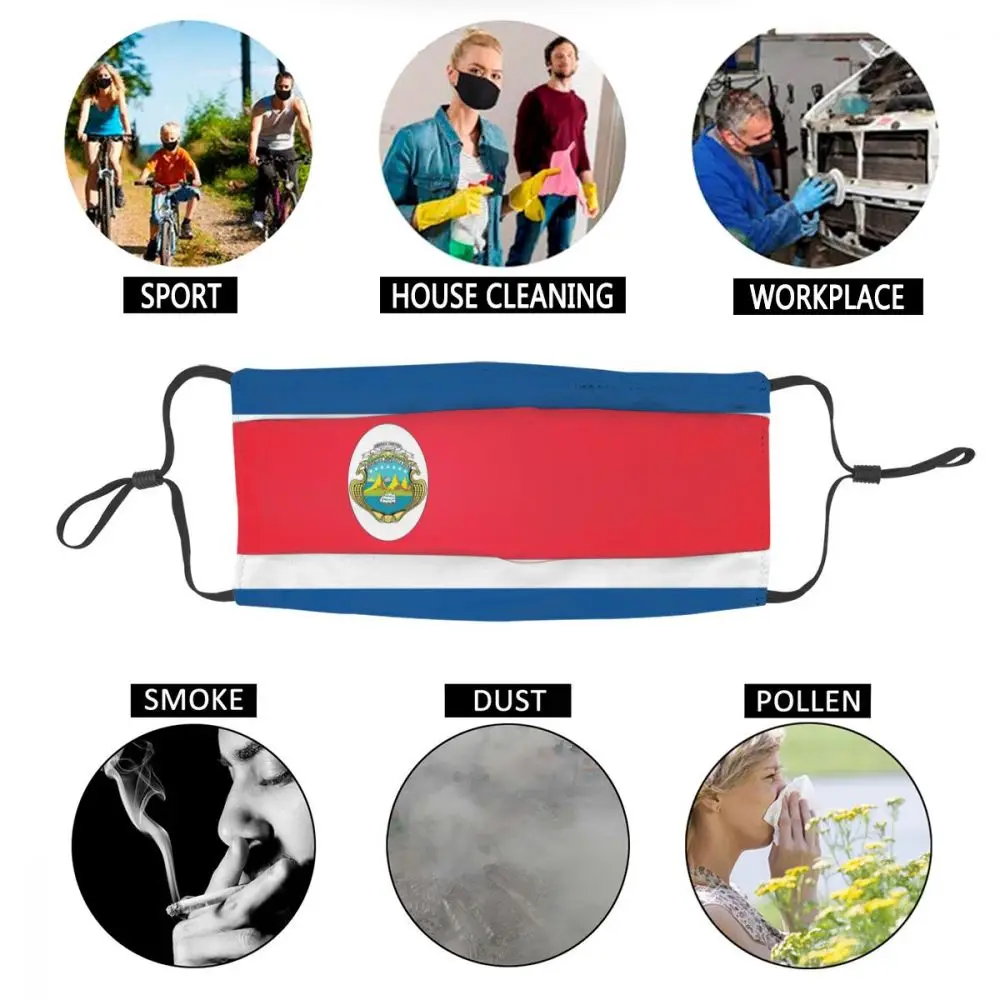 Сан-Хосе Шаркс логотип смываемая маска для лица Защитная противопылевая защита