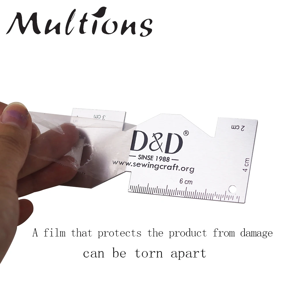 Высококачественная швейная линейка металлический измерительный прибор линейки