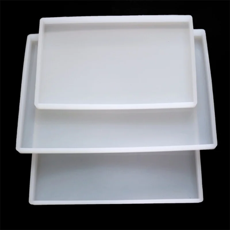 

DIY Crystal Epoxy Glue Silicone Mold Resin Mold Table Fender Large Rectangular Square Square Handmade Supplies 25x25/25x15/30x20