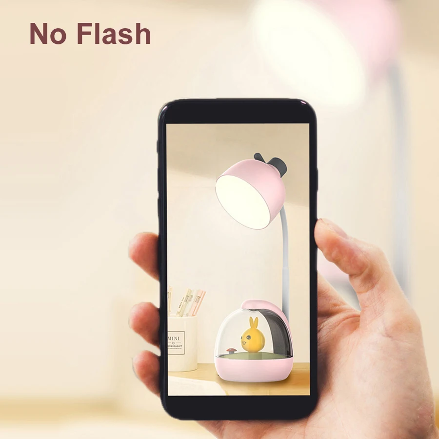 

Cute Rechargeable Table Lamp Eye Protection Children Night Study Reading Light Touch Control 5v USB LED Desk lamp