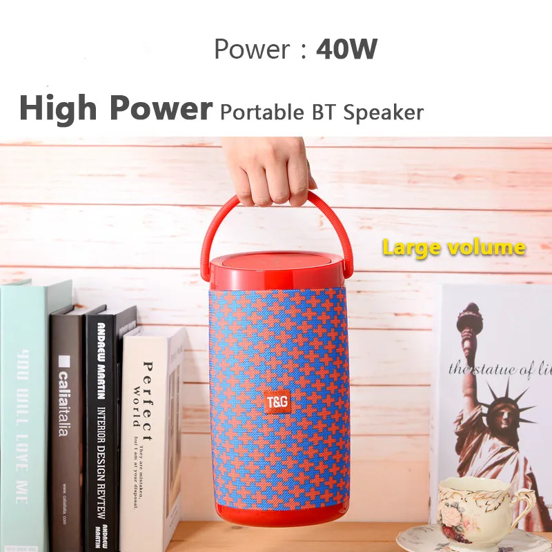 Беспроводной динамик портативный высокомощный наружный тканевый сабвуфер с