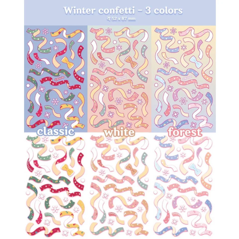 

Laser Colorful Ribbon Stickers Creative Colorful DIY Scrapbooking Decoration Journal Sticker School Supplies Kawaii Stationery