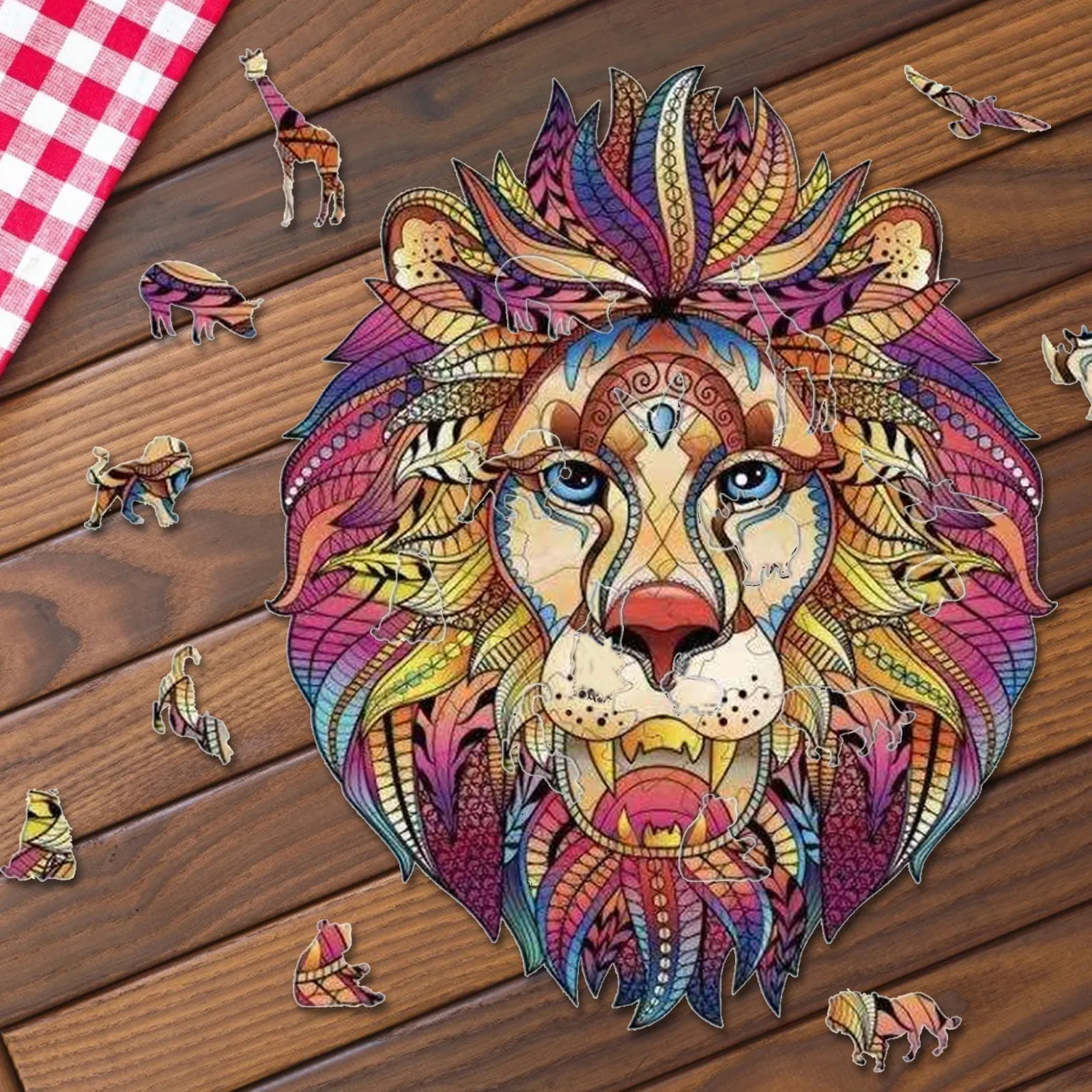 Образовательные праздничные игрушки для взрослых и детей деревянные