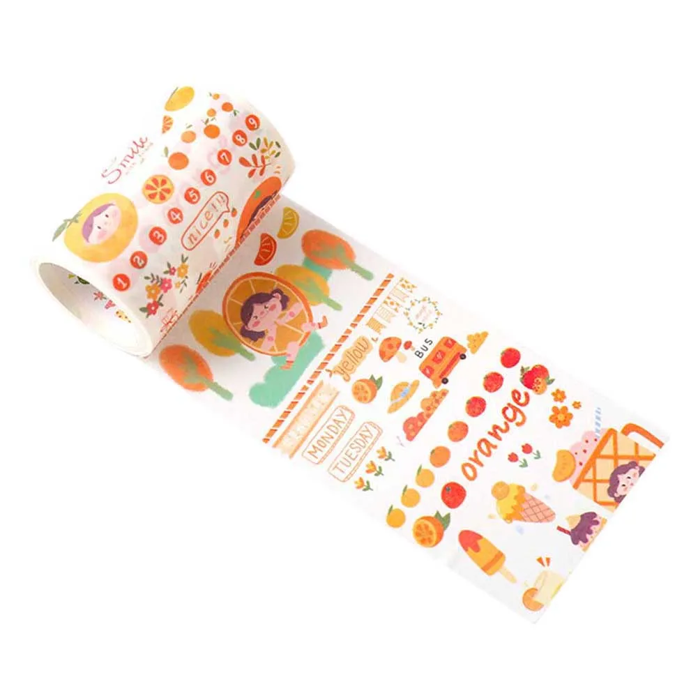 Клейкая Бумажная лента в виде арбуза Swaberry декоративная наклейка для школы и