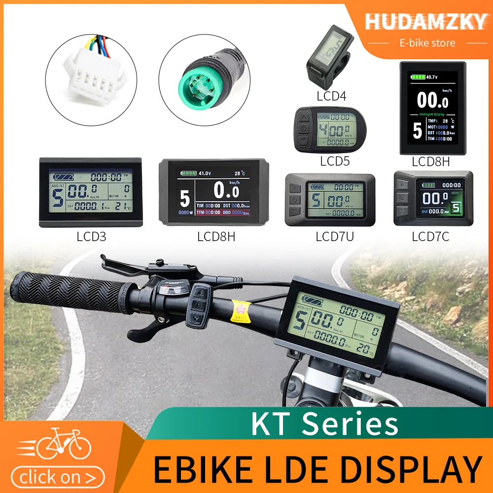 EBike KT ЖК-дисплей 3 LCD 5 LCD 7U LCD 7C LCD 8 светодиодный 900 дисплей 24V 36V 48V 72V для электрического велосипеда