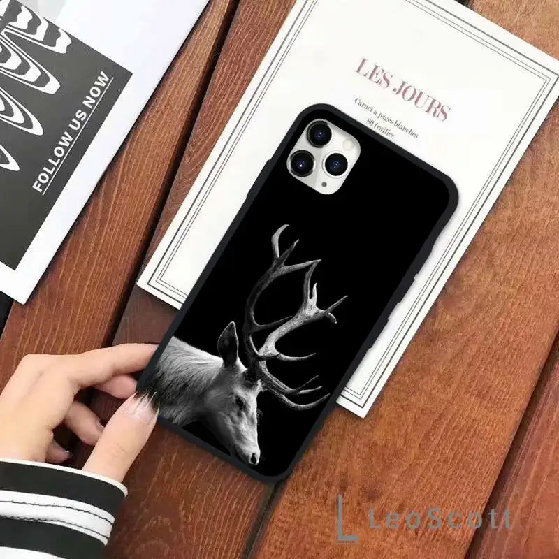 

animal elephant tiger deer Phone Case for iPhone 11 12 pro XS MAX 8 7 6 6S Plus X 5S SE 2020 XR