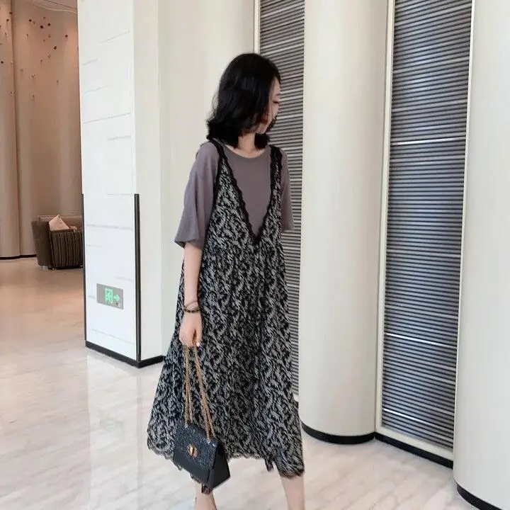 

Single/Outfits European Station Summer 2021 New European Temperament Floral Strap Skirt Outfits Women's Strap Dress