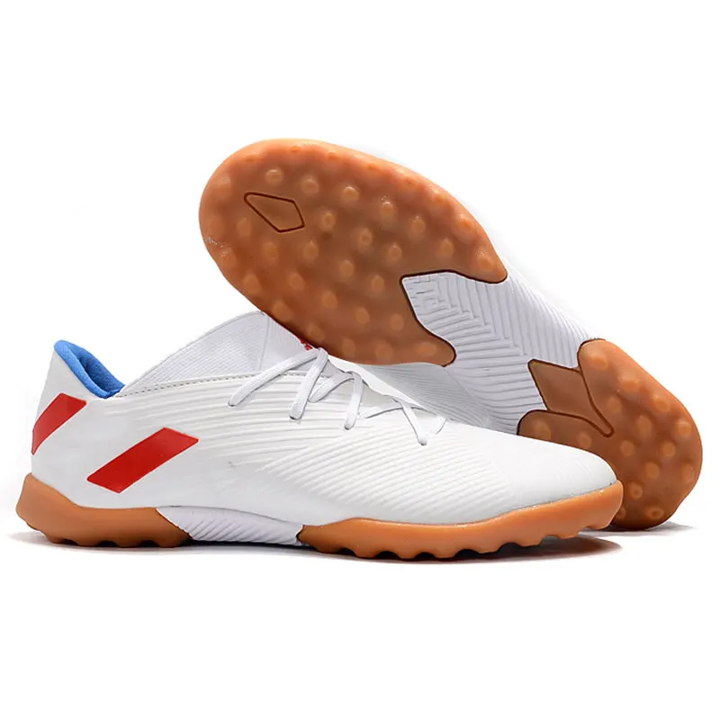 2 NEMEZIZI 19,3 TF футбольные бутсы мужские шесть вариантов черные белые Зеленые Синие красные желтые дизайнерские футбольные бутсы размер 39-45 - Цвет: 2