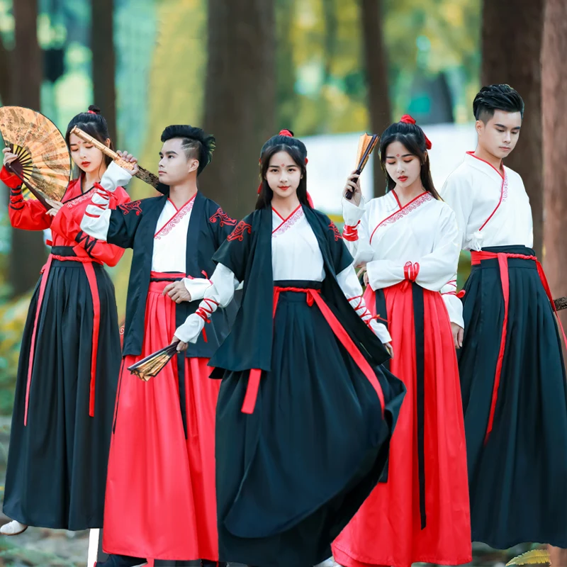 Chinese Traditional Han Dynasty Princess Costume Ancient Swordsman Cosplay Lady Hanfu Clothing Tang Oriental Costumes |