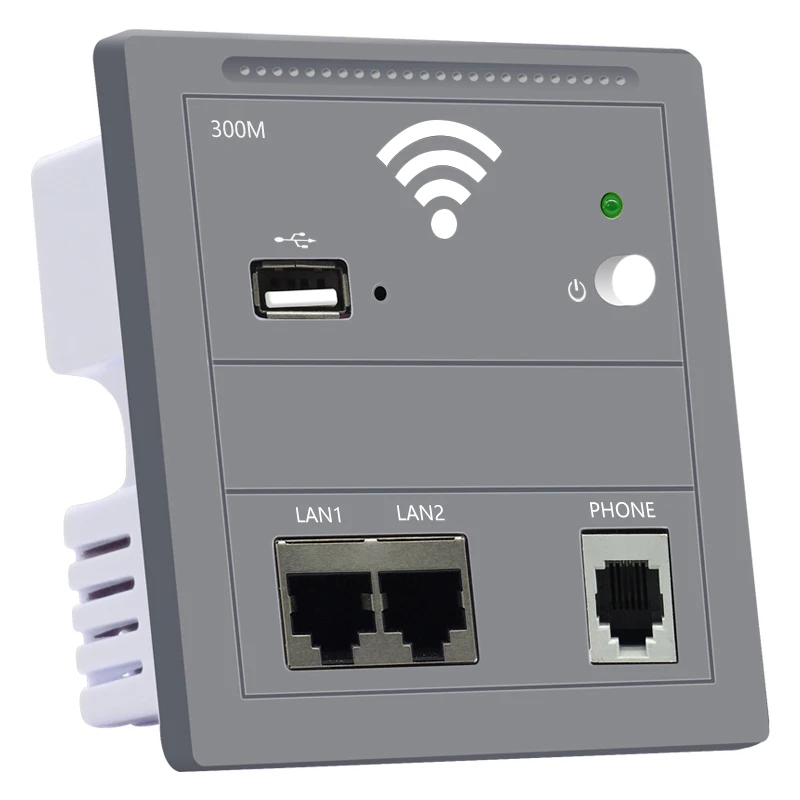 300 Мбит/с два порта LAN с телефоном RJ11 USB 802.3af стандарт POE 86 европейский встроенный