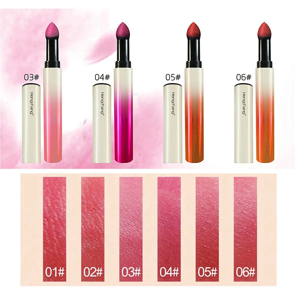 Матовая и шелковистая губная помада с воздушной подушкой стойкая вращающаяся