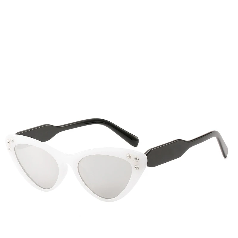 

Elbru Classic Men Women Cat Eye Sunglasses Fashion Small Frame Sun Glasses Brand Designer Sunshades Colorful Eyewear For Female