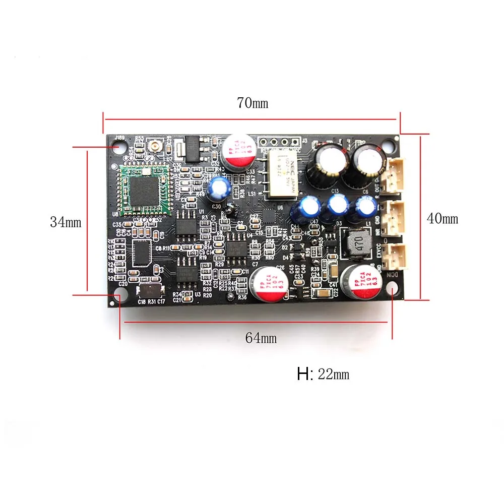 Декодирование Csr 8675 Lusya ES9038 Bluetooth 5 0 поддержка LDAC/APTX 24 бит/96 кГц с изолированным