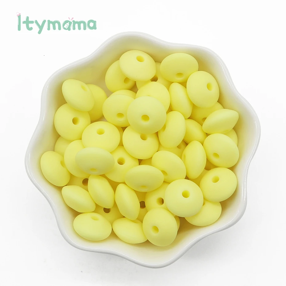 60pc BD020-5 Itymama, 60 шт., пищевые силиконовые счеты, бусины, жемчуг, силиконовые бусины, сделай сам, Прорезывание Зубов, уход за ребенком, ожерелье, соска, цепочка, детский Прорезыватель - Цвет: 60pc BD020-5