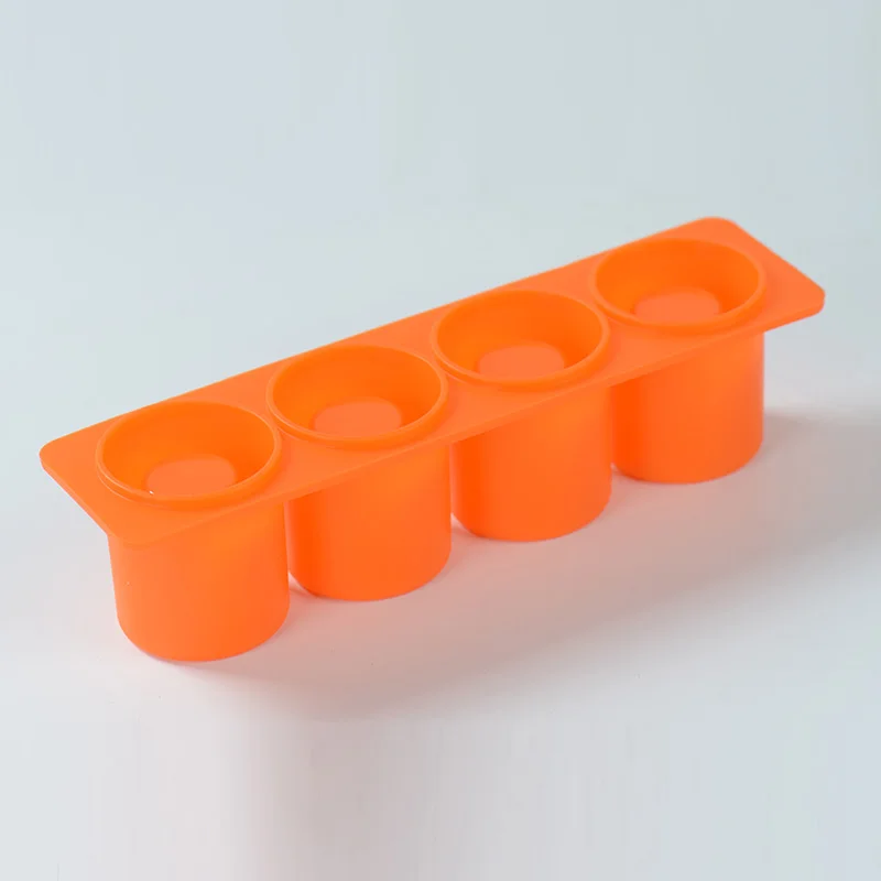 Горшок для суккулентов бетонная форма 4 отверстия ручная работа держатель ручки