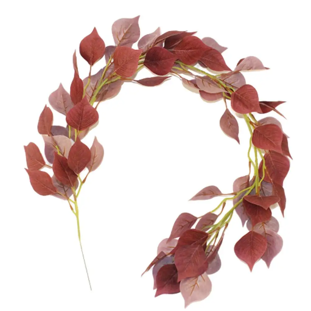 Искусственные зеленые растения тростника реалистичные эвкалипта ротанга