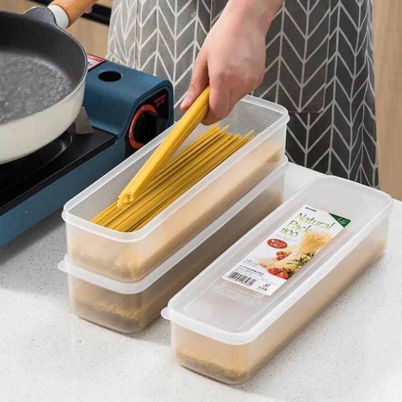 Бытовая коробка для лапши сохранения свежести пищи вермишель спагетти фрукты