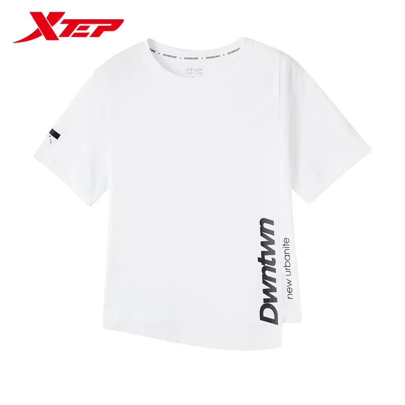 

Xtep Women Urban Fashion T-shirt Solid Running T-shirt 980228010184
