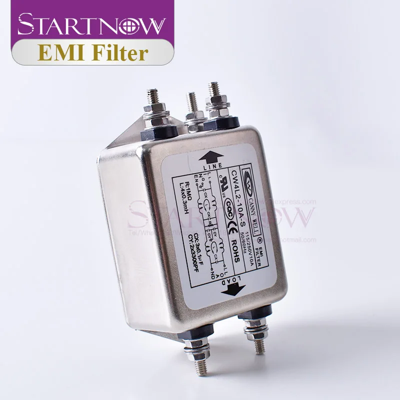 Startnow Мощность EMI фильтр CW4L2 10A S однофазный 115V 250V 50/60HZ|Запчасти для