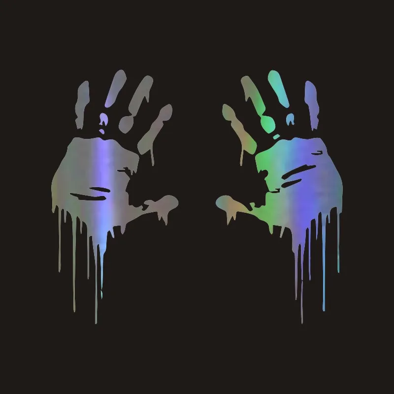 Наклейка Кровь зомби 15x7 5 см наклейка на руку автомобиля JDM гоночный Дрифт