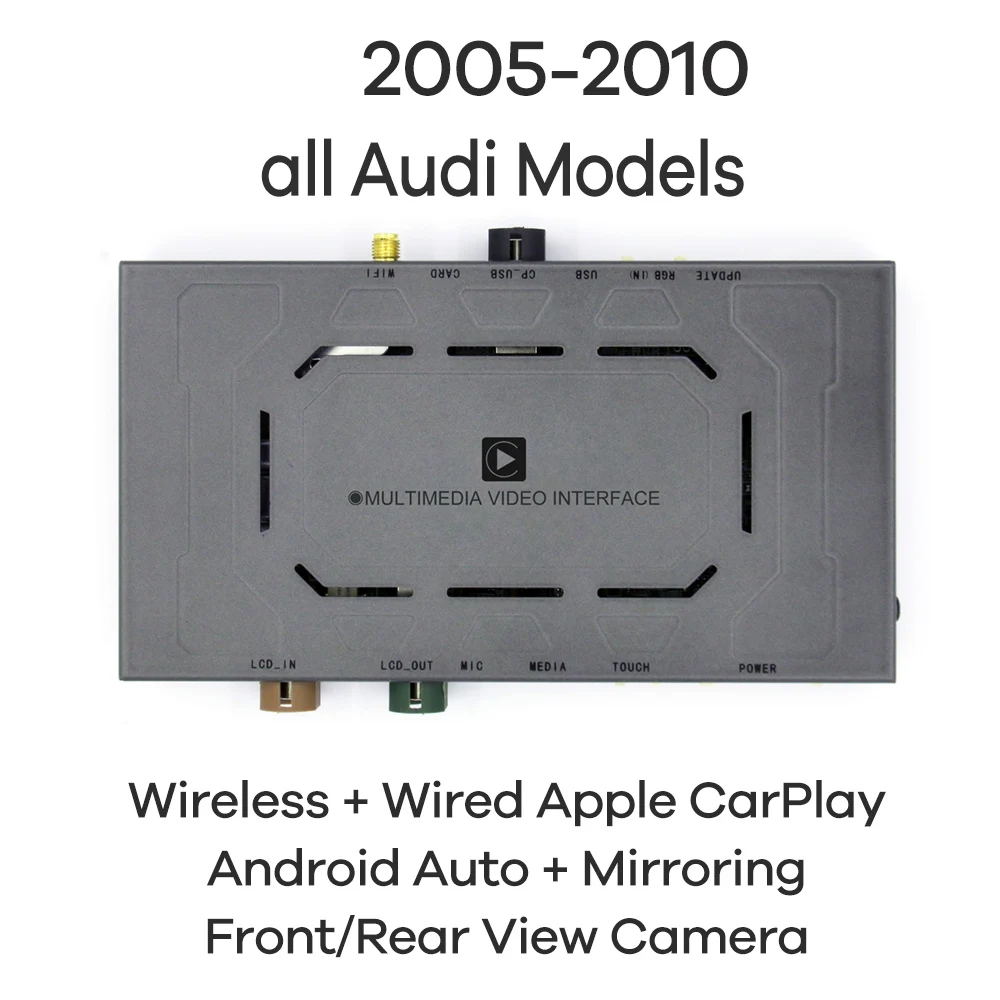 

Android Auto и беспроводной интерфейс интеграции CarPlay MMI 2G 3G для Audi 2005-2018 A3 A4L A5 Q5 Q2 Q7 A1 Q3 A6 A7 A8