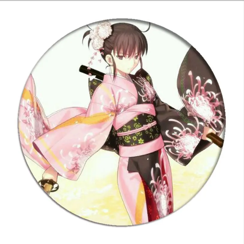 Kara no Kyoukai Значки для косплея kokutou mikiya брошь значок Kirsi Коллекция Сумки рёги Шики
