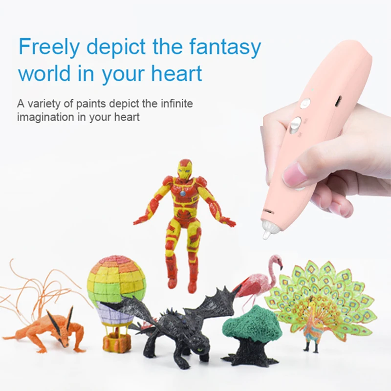 3d-ручка низкотемпературная умная Голосовая подсказка обучающие игрушки для