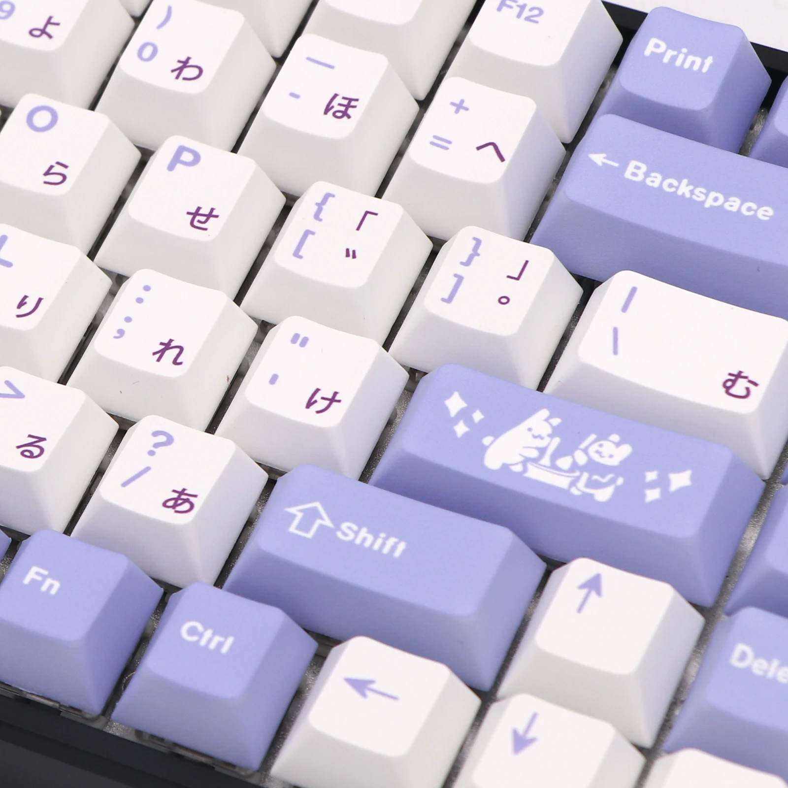 Колпачки для клавиш Keypro с кроликом 135 колпачки окрашиванием и профилем вишни