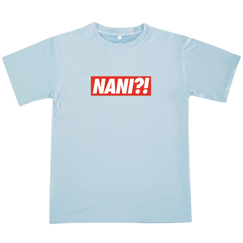 Мужские и женские летние футболки NANI с надписью на английском языке распродажа