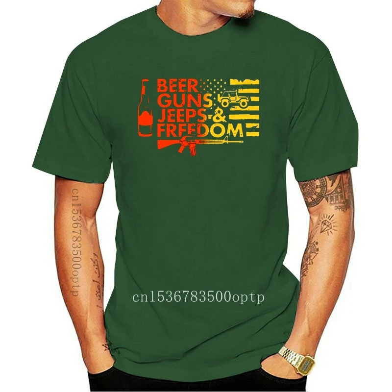 

New 2021 2021 2021 men shirt BEER GUNS FREEDOM SHIRT
