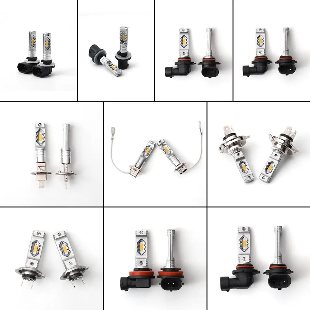 

Car LED Headlight H7/H11/H8 55W High Lumen Headlight Front Fog Lamps Super Bright Ultra High Performance Headlight Bulb CSP Chip