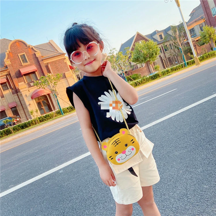 Fashion Bunny Baby Girls Small Shoulder Crossbody Bags Lovely Boys Kids Mini Pouch Handbags Cute Cartoon Children's Coin Purse