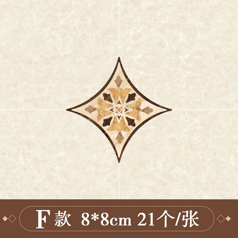 

Diagonal Ceramic Tile Stickers Decal Europe Floor Tiles Stickers Waterproof Abstract Vinilos Cocina Home Decoration EH50TS