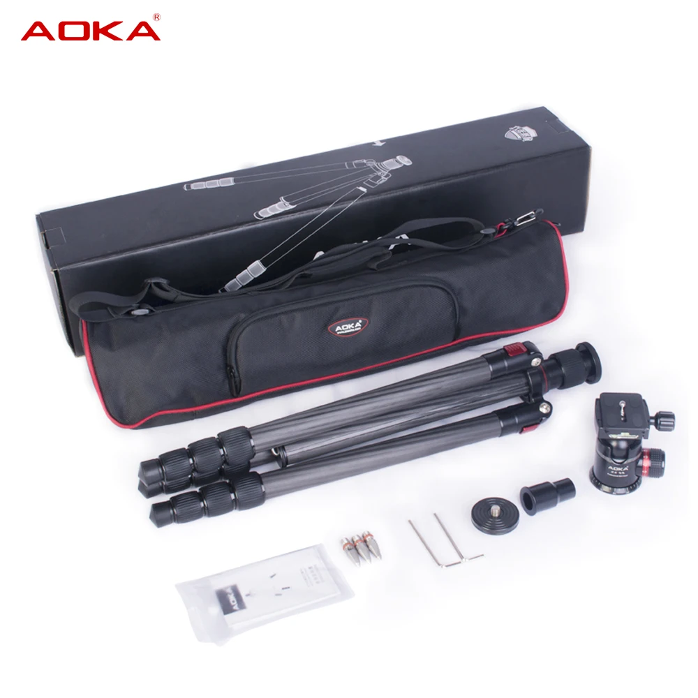 Профессиональный дорожный штатив AOKA KR284C для SLR камеры Canon Nikon Sony цифровая