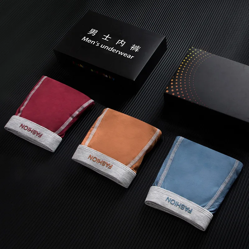 4 шт./лот мужское нижнее белье боксеры из хлопка с тигром Cuecas мужские шорты