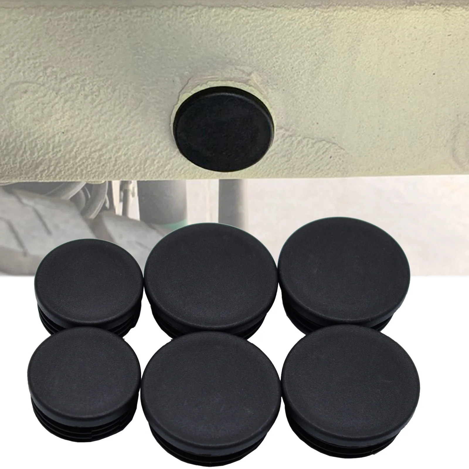 

6x Front Rear Arm Suspension Bottom Chassis Plug Hole Cap Dust Anti Water Dust Cover For Suzuki Jimny JB64W JB74W 2019 2020 2021