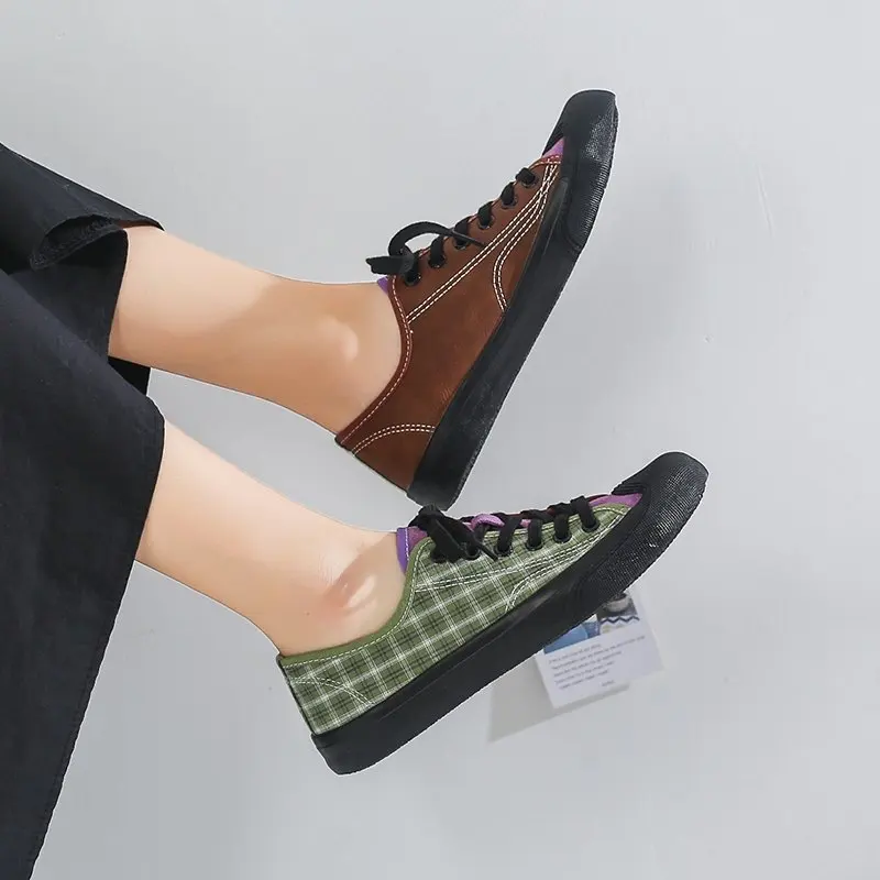 

Shoes Woman Flats Mixed Colors Round Toe Casual Female Sneakers Modis Wedge Basket 2021 Espadrilles Platform All-Match Autumn Dr