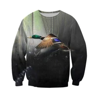 new fashion 3d all over printed duck hunting sweatshirt unisex hip hop pullover casual harajuku streetwear l320