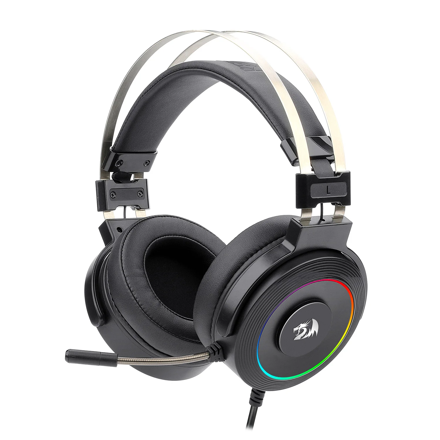 Проводная игровая гарнитура REDRAGON Lamia H320-1 RGB с подсветкой 7 1 USB подходит для ПК PS4 PRO