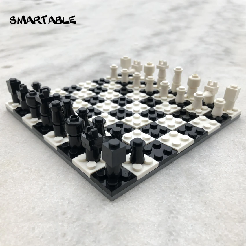 Набор шахматных блоков Smartable детали MOC набор игрушек для детей развивающие товары