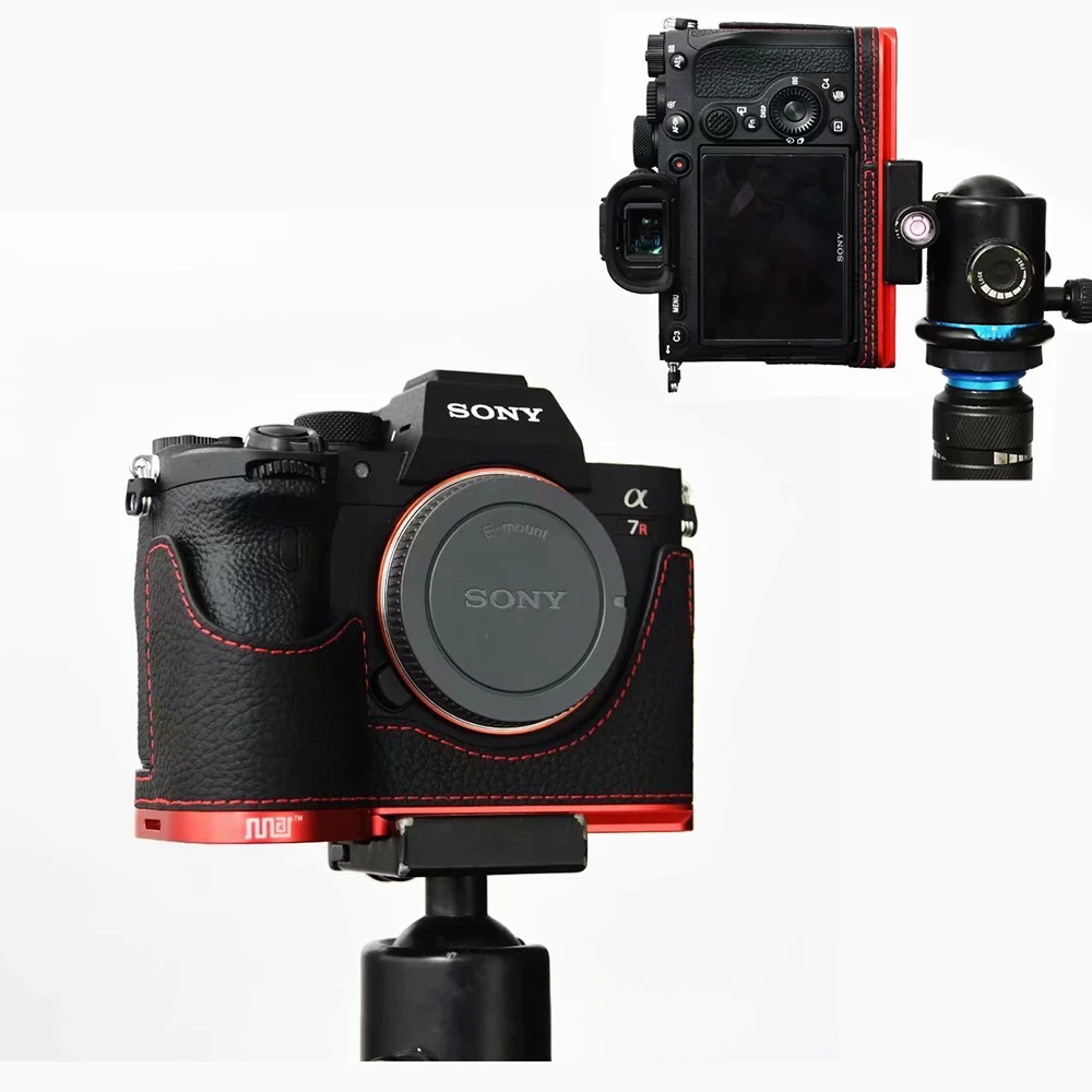Чехол из натуральной яловой кожи для камеры sony A7IV A7RIV A7M4 A7RM4 A9II держатель с
