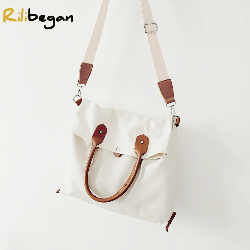 

Concise Style Women Tote Bag Quality Canvas Women Shoulder Bag Super Large Capacity Handbag for Female Handle Crossbody Bag