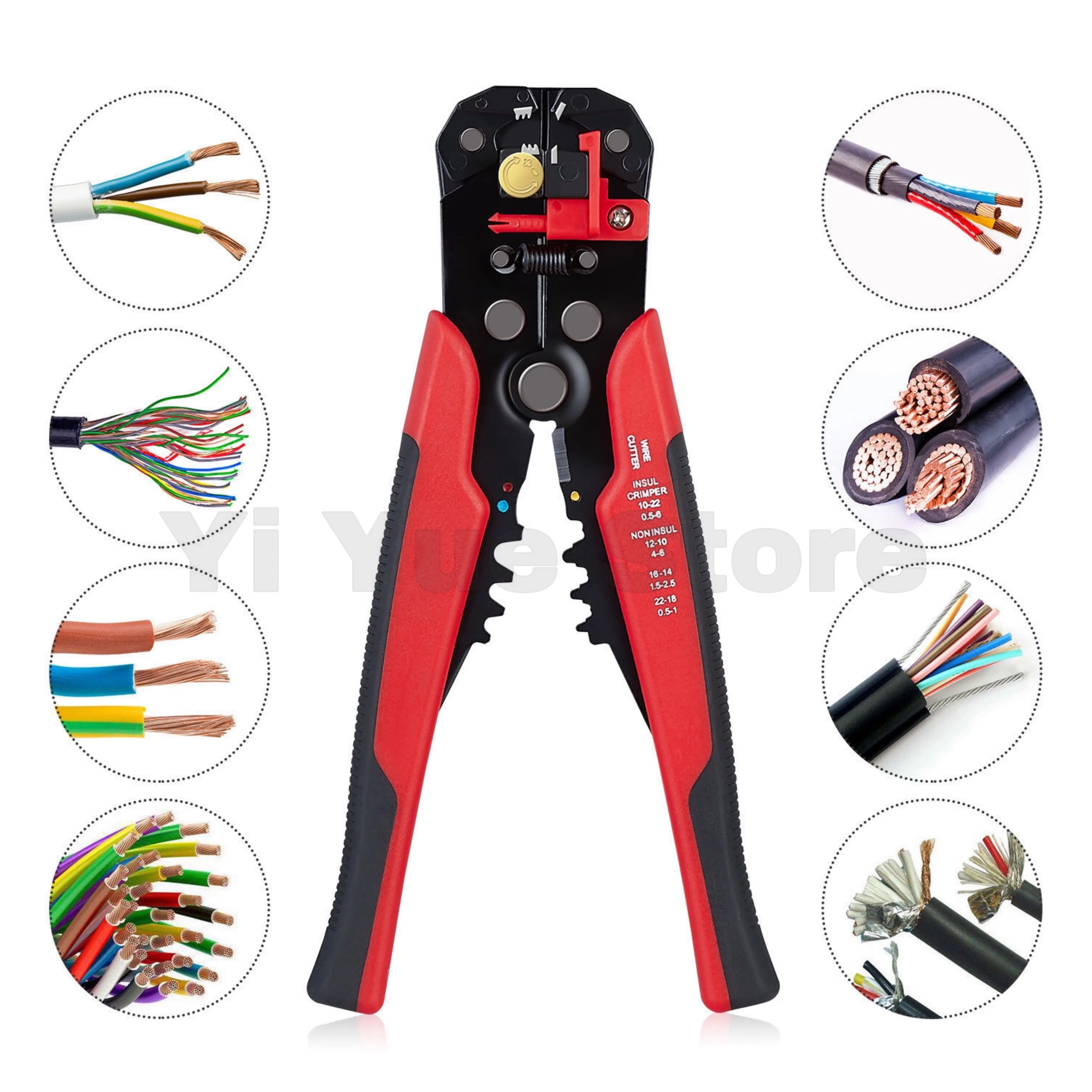 

Multitool pliers 0.2-6.0 wire stripper automatic stripping for cable wire cutter crimping tools precision electrical hand tools