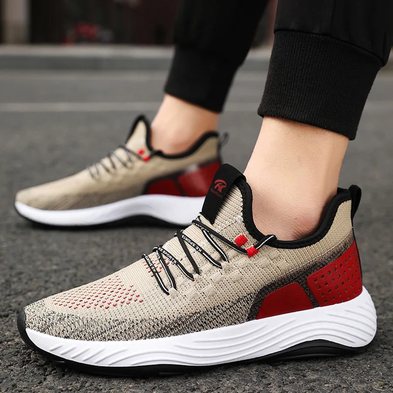 

Sneakers Men's Shoes Men's Casual Shoes Summer Shoes Men Outdoor Sports Light and Breathable Socks Footwear Sweat-Absorbant