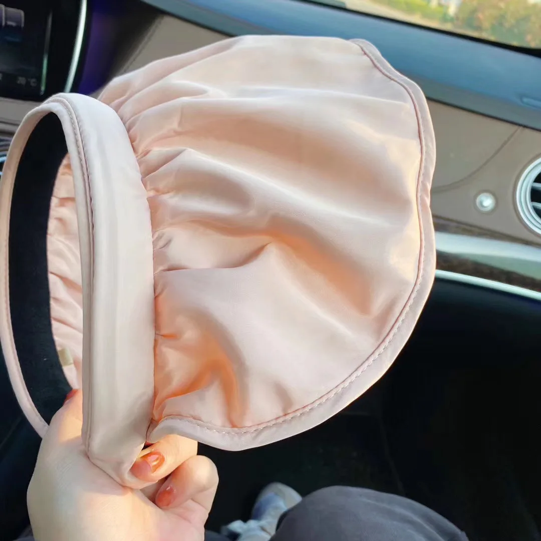 

2020 new fashion sunscreen shell hat female sunshade big eaves free top anti ultraviolet sun band hat summer designer hat