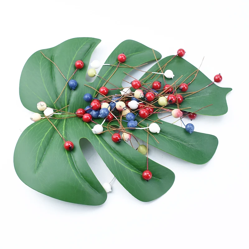 50/100 шт. искусственные фрукты Вишня из ПЭ рождественские цветы для скрапбукинга