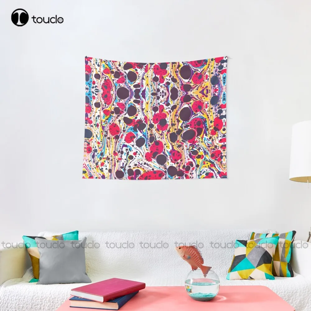 Новый психоделический винтажный мраморный гобелен Женский украшение | Дом и сад